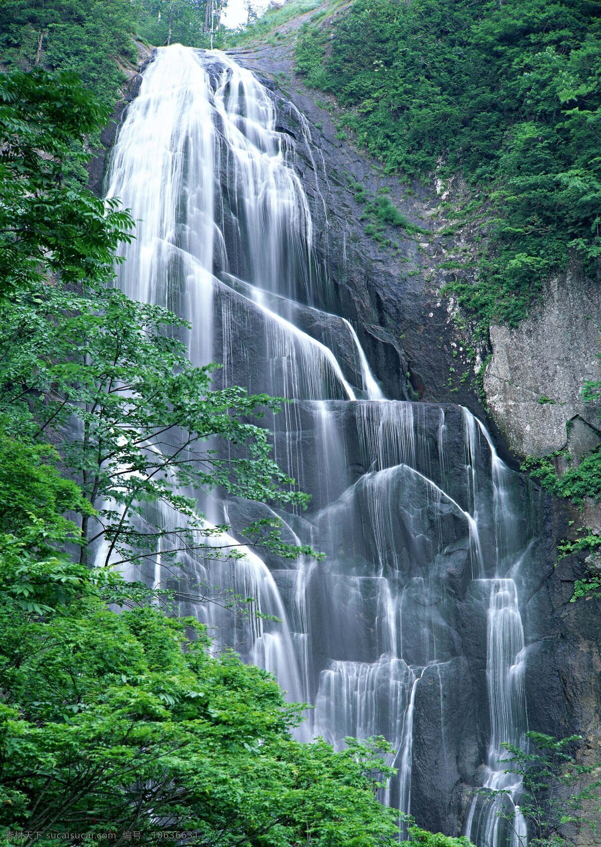 瀑布 自然景观 山水风景 摄影图库