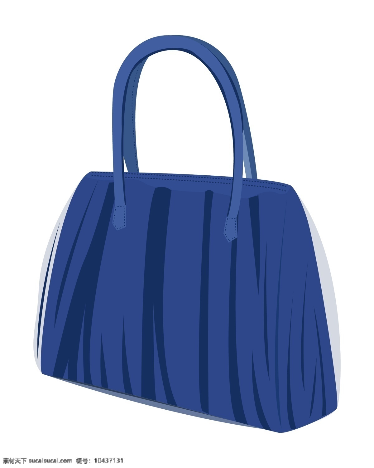 手绘 蓝色 女式 包 插画 包包插画 包包 插图 蓝色女式包 蓝色手提包 蓝色包