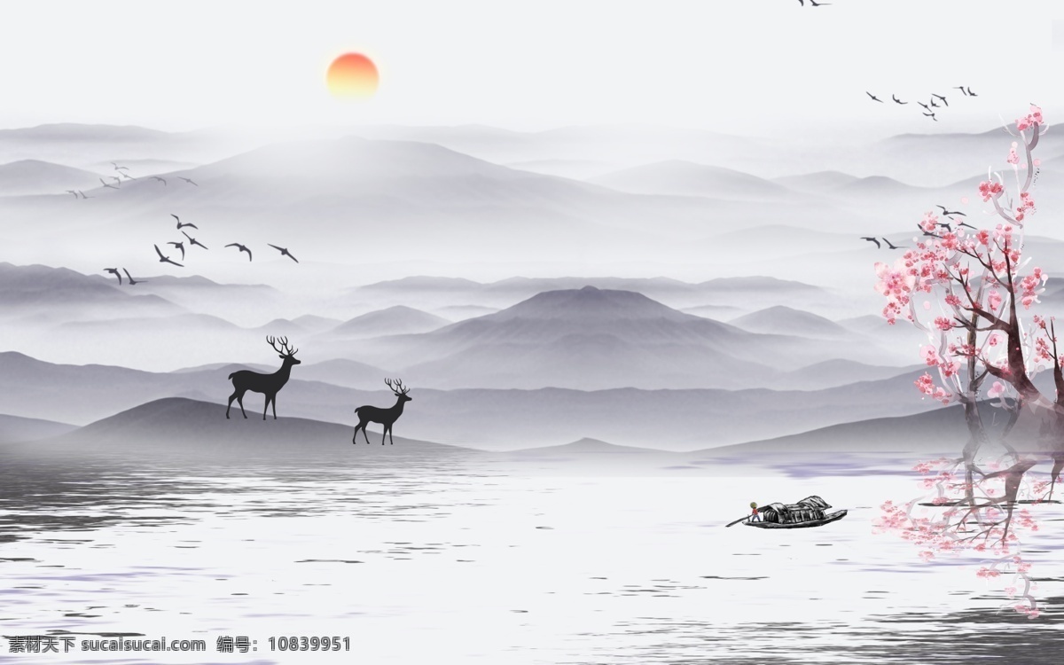 背景墙装饰画 沙发背景 电视背景墙 壁纸 水墨山水 意境 北欧风格 新中式 移门图案 过道玄关 现代简约 麋鹿 磁砖图案 浮雕图案 发财鹿 手绘水彩 3d背景墙 抽像禅意 发财树 折叠门印花