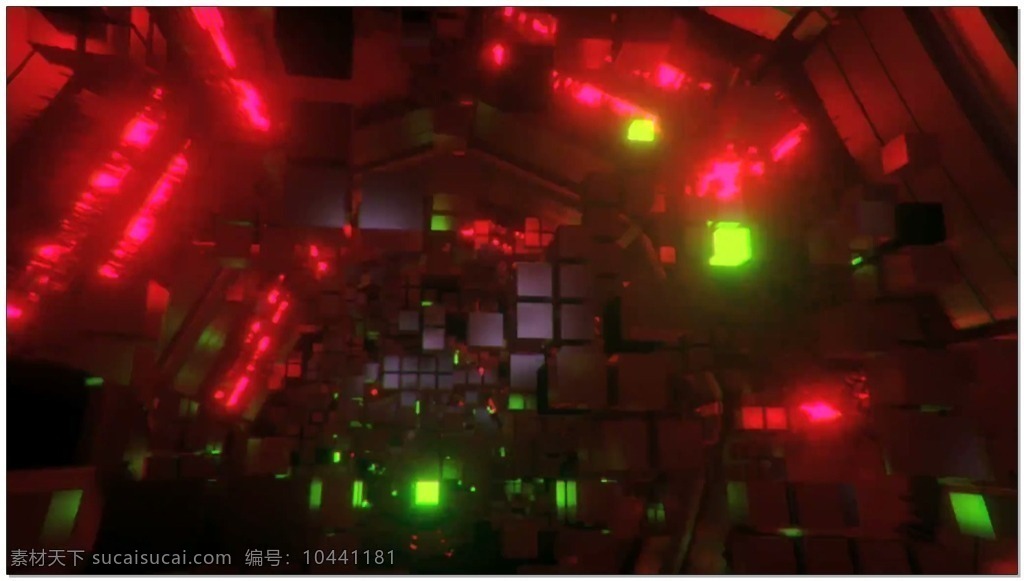 红色 酷 炫 旋转 隧道 视频 灯光 舞台 梦幻 视频素材 动态视频素材