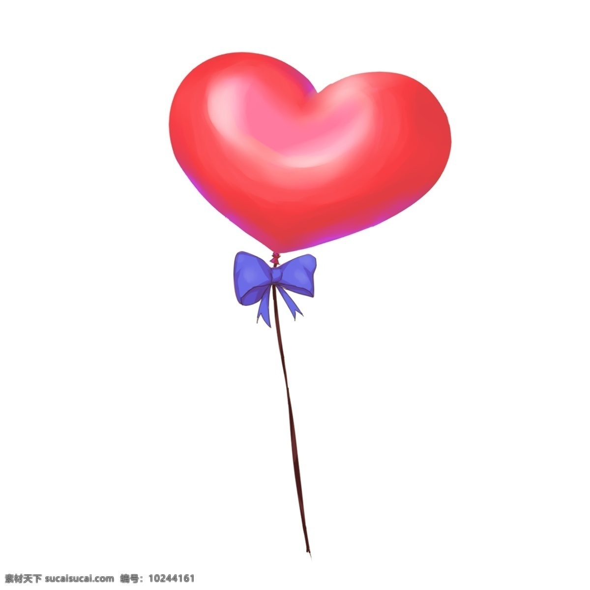 红色 心形 气球 插画 红色心形气球 氢气球 感恩节气球 爱心气球 一颗气球 红色气球 卡通气球 装饰