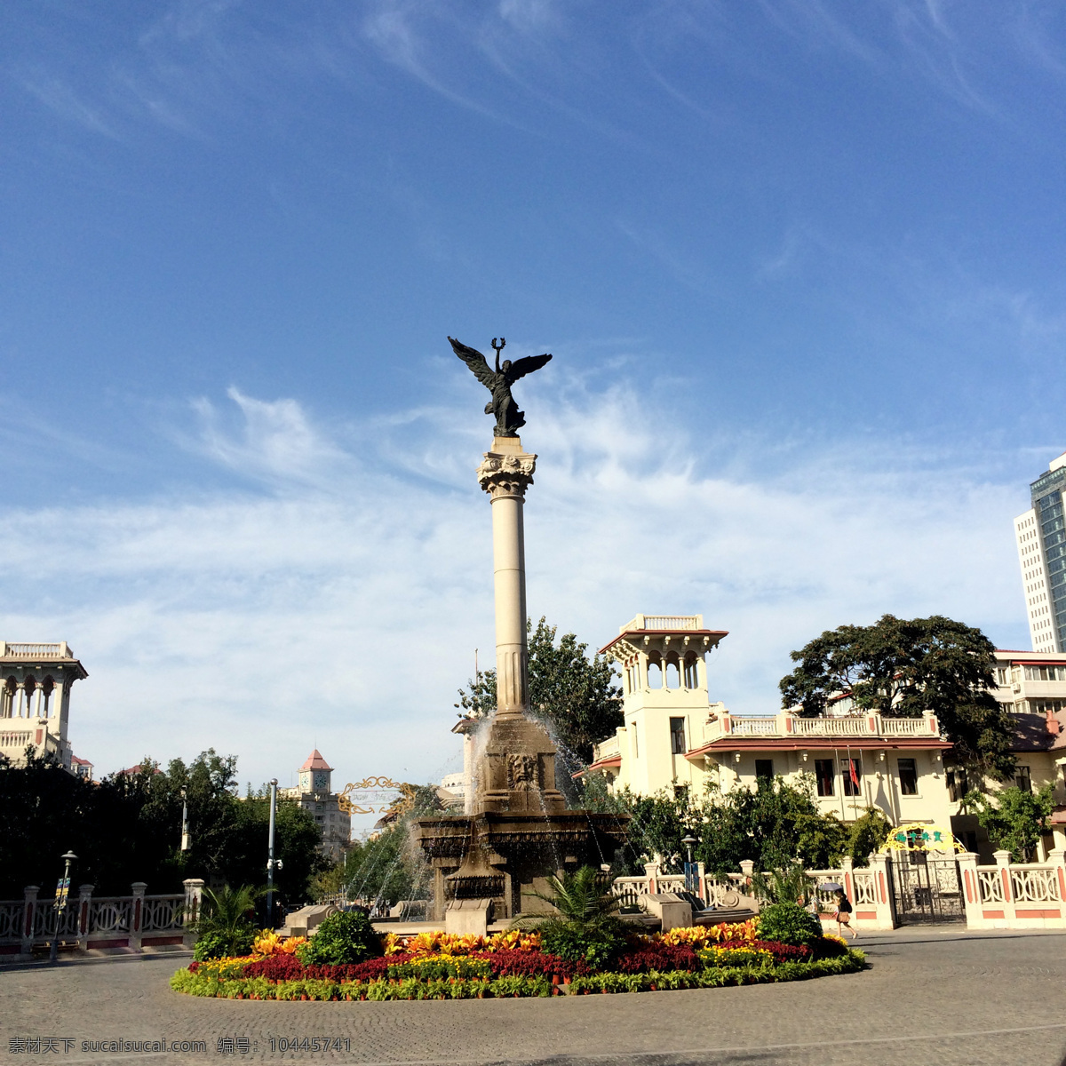 天津 意式 风情区 意式风情区 雕像 喷泉 旅游摄影 国内旅游