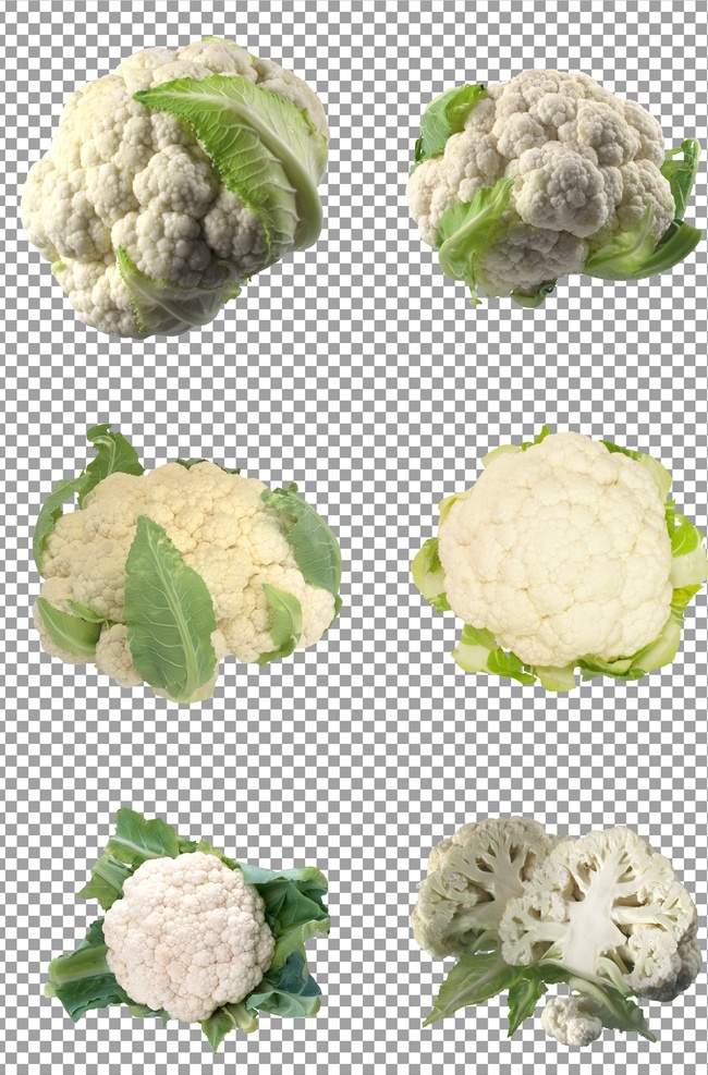 白花菜 绿色 新鲜 健康 有机 花菜 免抠 无背景 免抠图 抠图 元素 透明 通道 png免抠图 分层