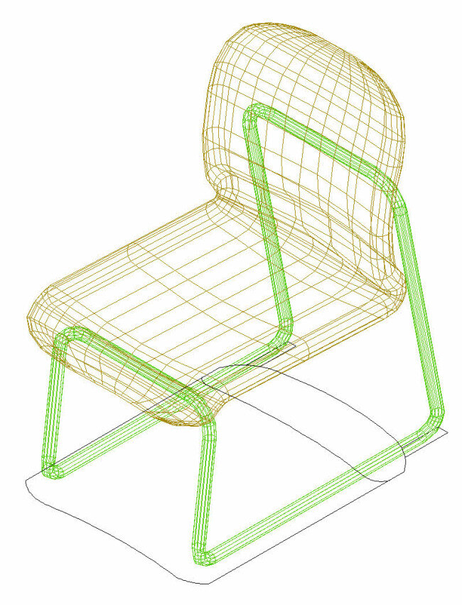 无 扶手 座椅 3d cad 模型 三维 室内 装饰 装修 无扶手 矢量 cad素材