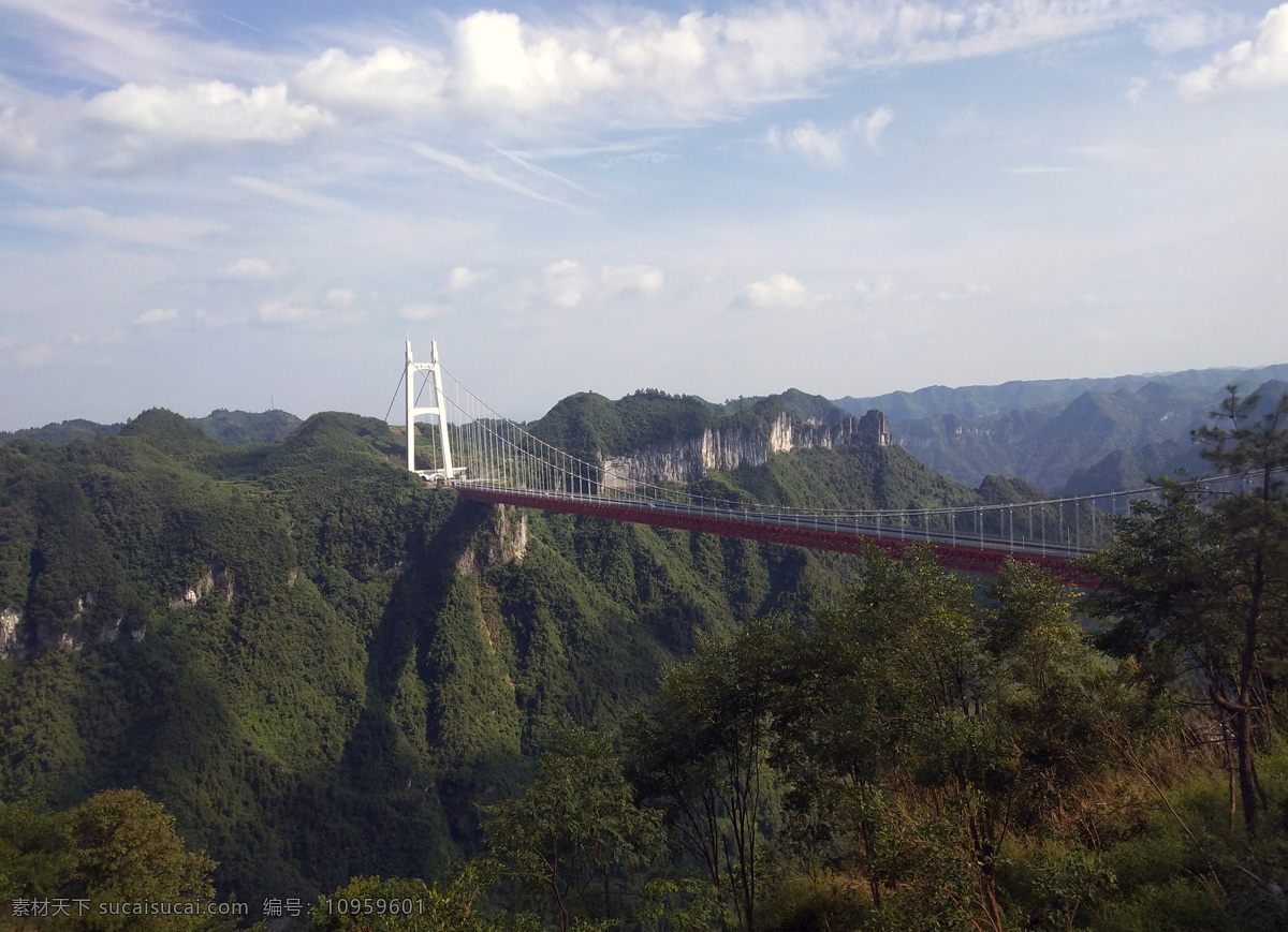 矮寨大桥 湖南 张家界 全长 米 悬索桥 旅游摄影 国内旅游