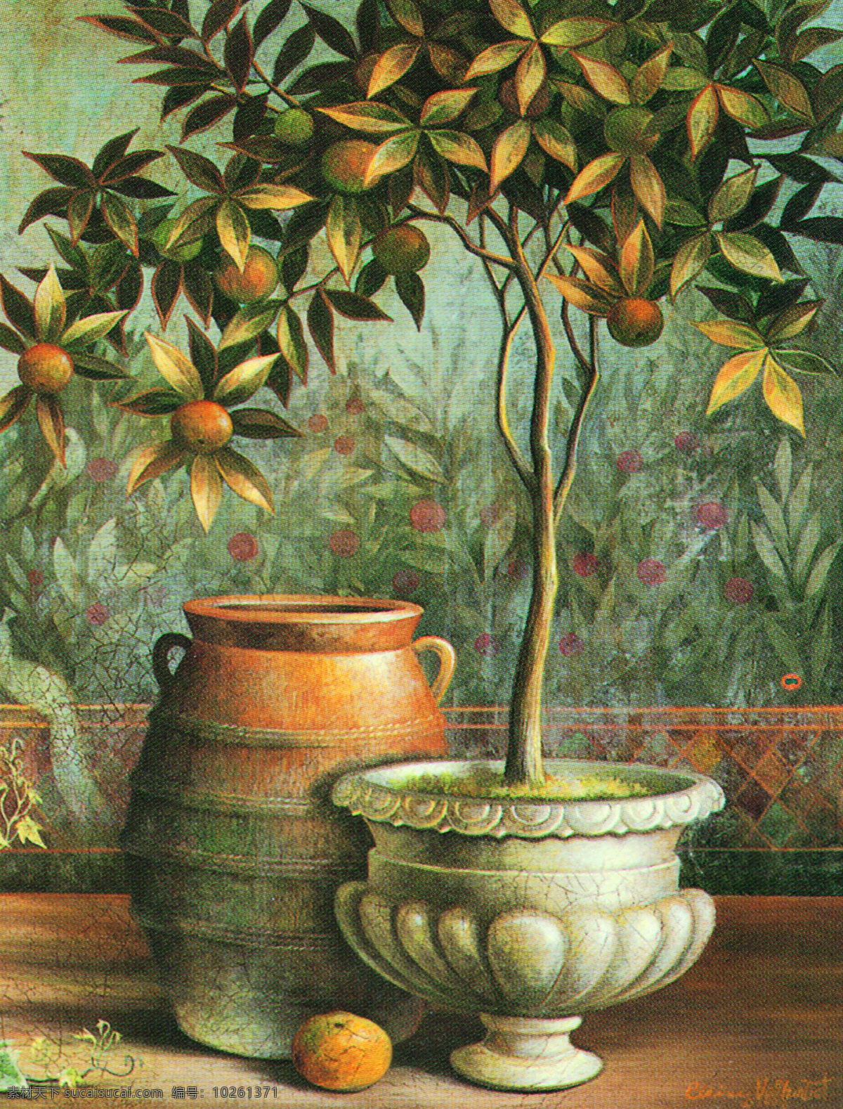 盆栽 植物 静物 写生 油画 水果植物 绘画 艺术 水墨 花草 画 水墨画 风景 其他艺术 文化艺术 黑色