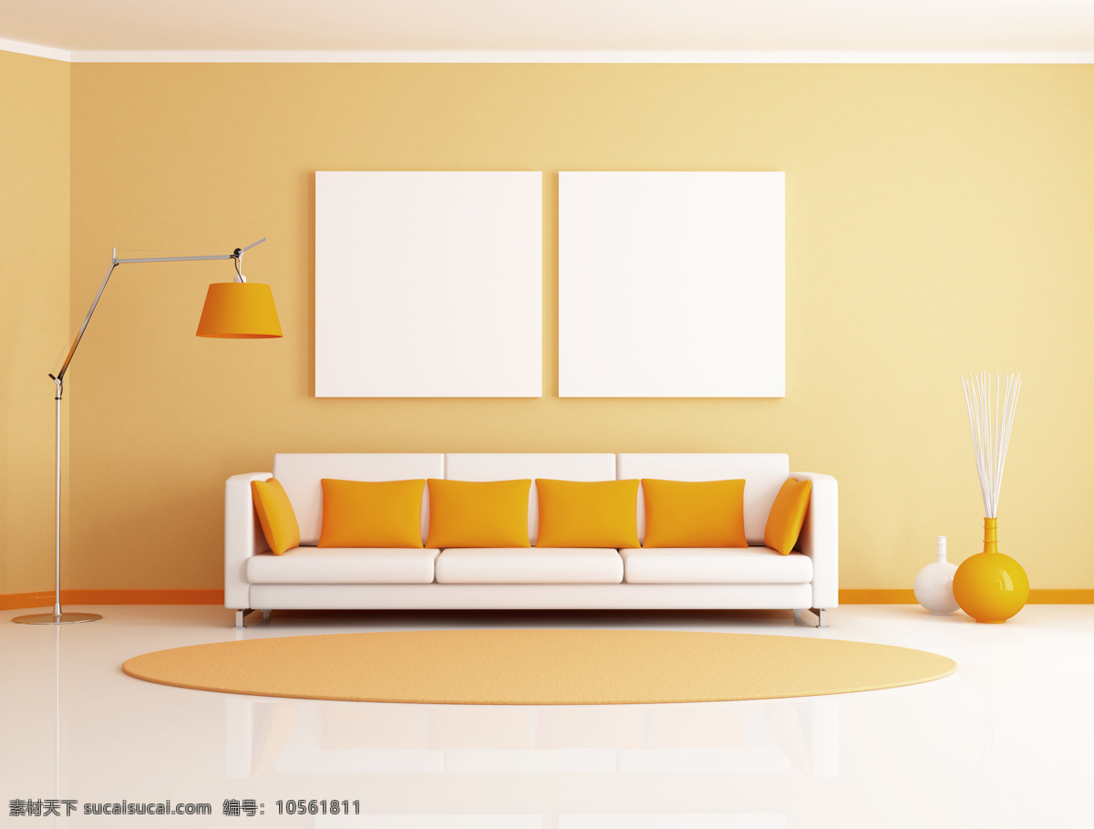 豪华 时尚 沙发 阑鄙猩撤 家居装饰素材 室内设计