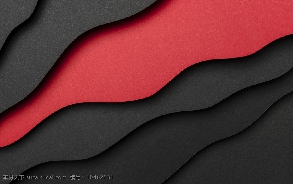 质感黑红 质感 黑红 波浪 高级 水波 水纹
