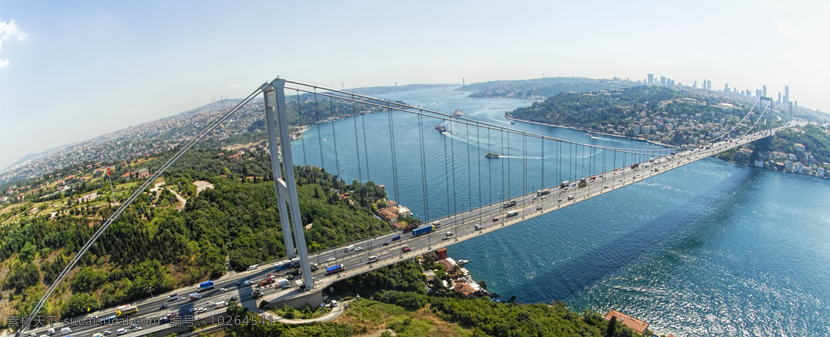 美丽 伊斯坦布尔 大桥 跨海大桥 亚欧大桥 城市桥梁风景 风景 土耳其 城市 风光 城市风景 城市风光 环境家居 白色