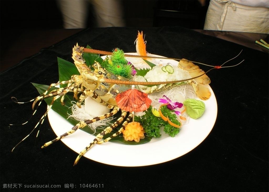 活 吃 龙虾 刺身 活吃龙虾刺身 美食 传统美食 餐饮美食 高清菜谱用图