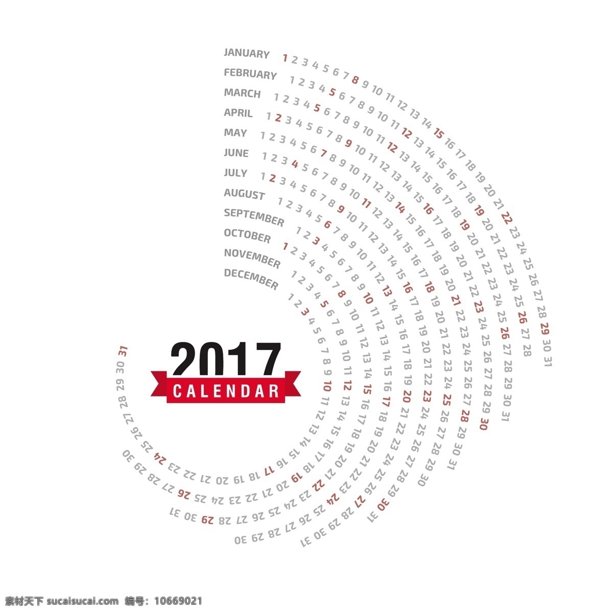 2017 日历 丝带 模板 红色 年 日期 计划 红丝带 规划 3月 日 一月 十二月 二月 十一月 九月 四月 组织者 四舍五入