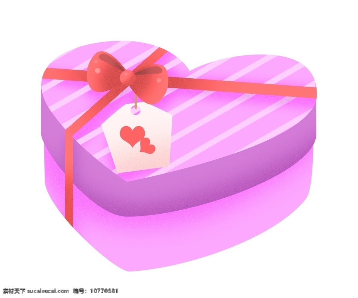 紫色 心形 生日 礼物 生日礼盒 蝴蝶结 爱心