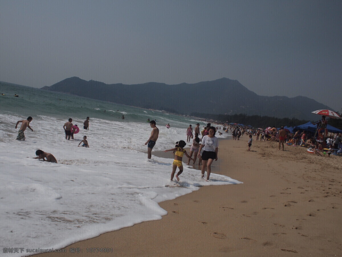 风景名胜 海边 海滩 露营 自然景观 深圳 深圳海滩 游玩区 海边露营 海边人群 psd源文件