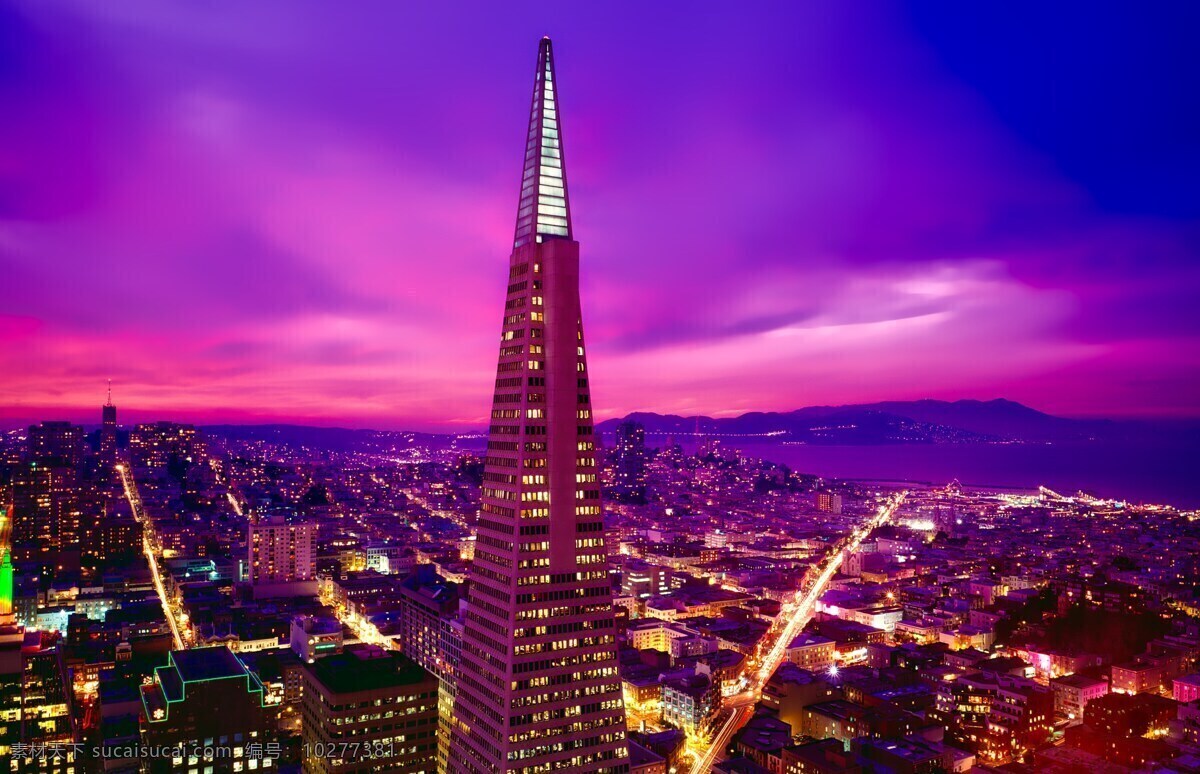 旧金山天际线 旧金山 加利福 尼亚州 市中心 天际线 旅游摄影 国外旅游