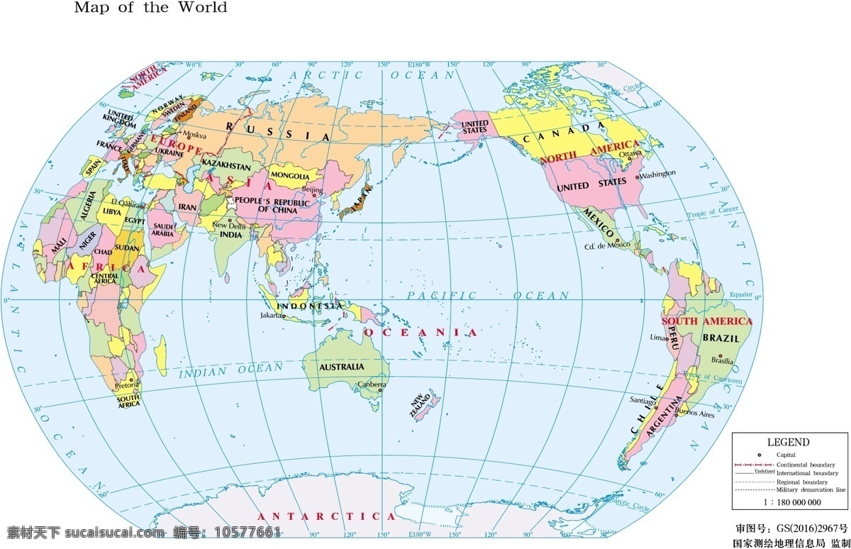 亿 英语 版 世界地图 矢量世界地图 地图 标准世界地图 标准地图 英语版地图 英语世界地图