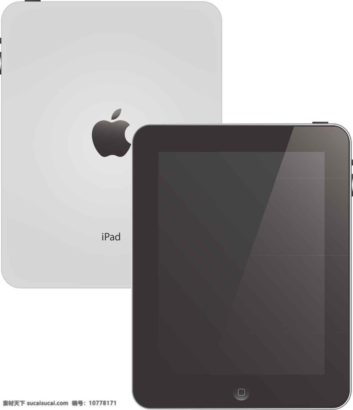 ipod 外观 效果 ipad ui 矢量素材 矢量图 现代科技