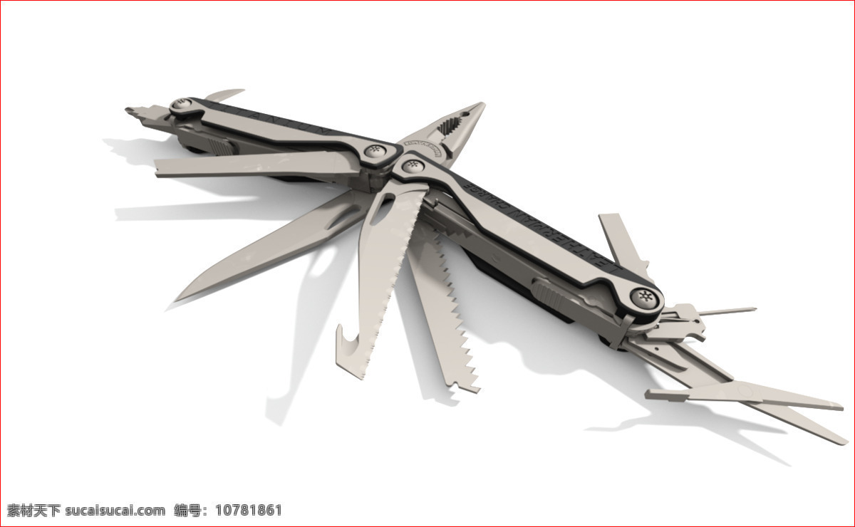 莱 泽曼 电荷 钛 齿轮 岛 工具 口袋 生存 天堂 莱特曼 多刀 3d模型素材 其他3d模型
