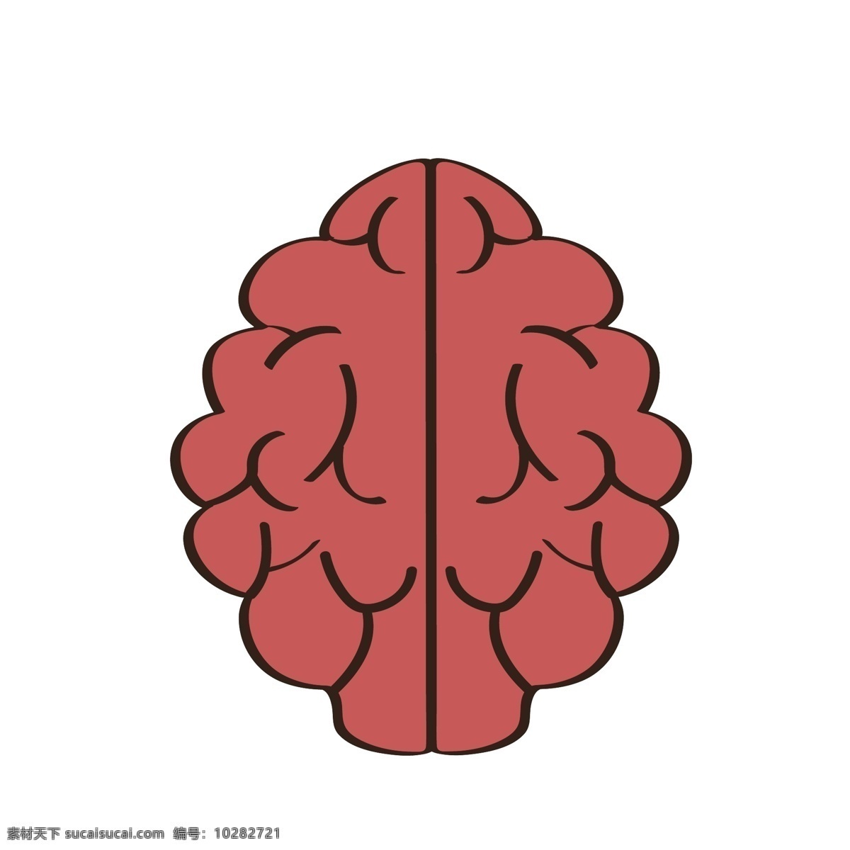 卡通 大脑 矢量 大脑器官 卡通的大脑 人体 人体的 人体的器官 卡通人体器官 卡通的器官
