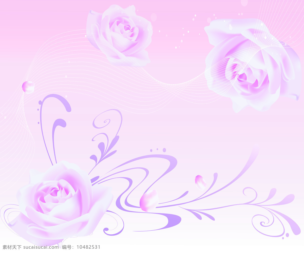 玫瑰 线条 背景底纹 底纹边框 粉色 红玫瑰 花边 花纹 玫瑰线条 紫玫瑰 移门图案 位图移门 装饰素材