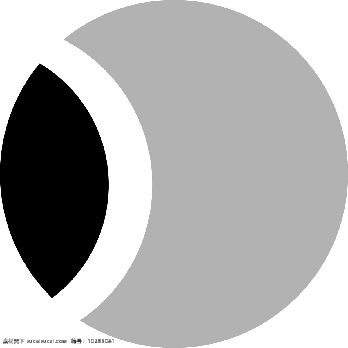 卡通 黑 灰色 半圆 符号 图标 黑灰色 会员卡图标 移动端 活动图标 图标按钮 符号图标