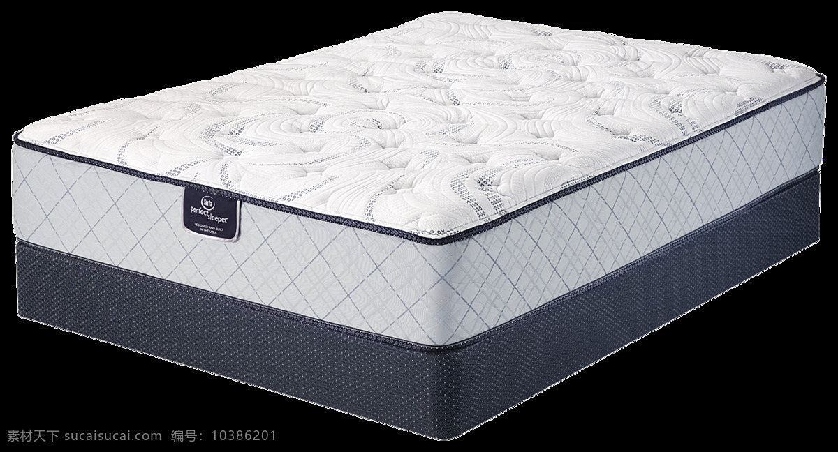 白色 床垫 元素 png元素 家具 免抠元素 睡觉 透明素材