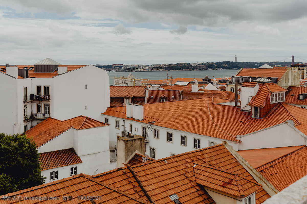 葡萄牙 里斯本 建筑 风貌 葡萄牙建筑 建筑风貌 建筑风情 建筑景观 城镇规划 红色屋面 屋顶 建筑小镇 异域风情 异域建筑 欧式建筑 建筑园林 建筑摄影