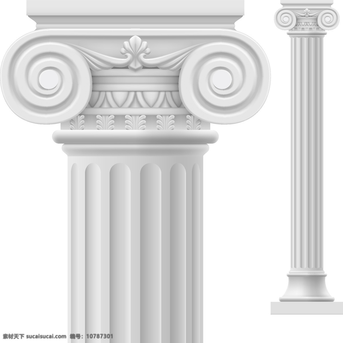 罗马柱 建筑 欧式 矢量图 建筑家居