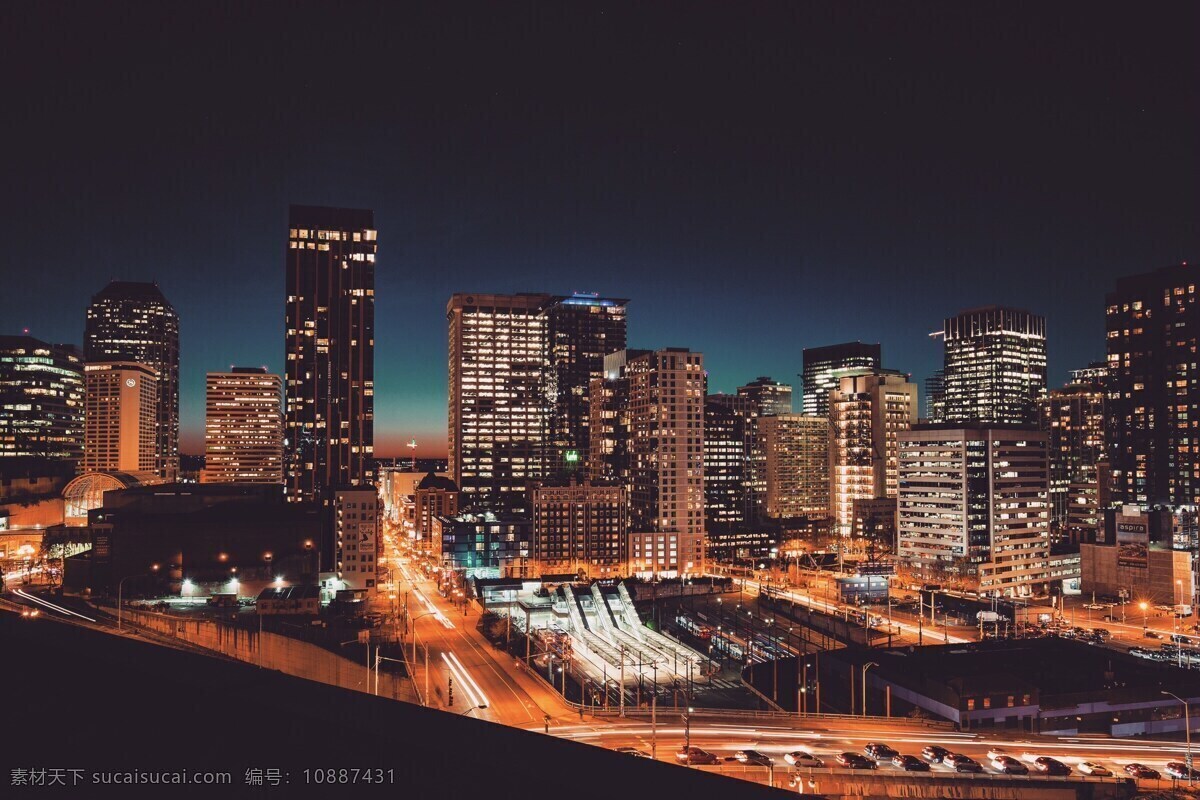 繁华 城市 夜景