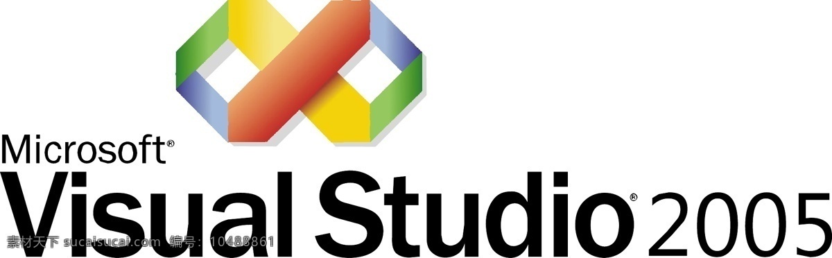 微软 visual 免费 studio 2005 标志 psd源文件 logo设计