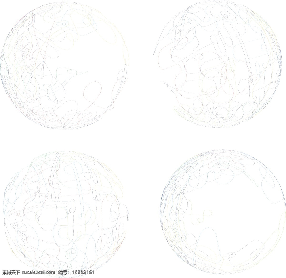 线框圆球 抽象 线 框 圆球 矢量 圆球图标 彩色线条 圆形图标 矢量素材