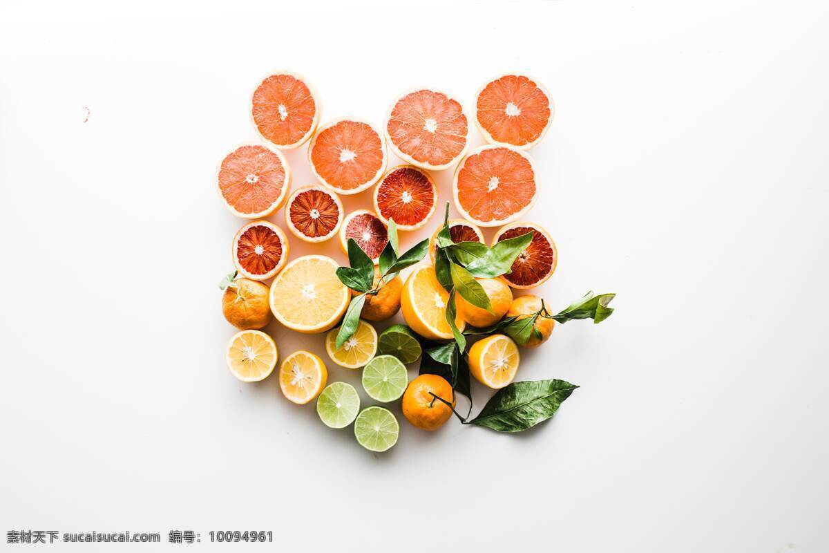 水果 橙子 柠檬 橘子 海报 背景 小清新