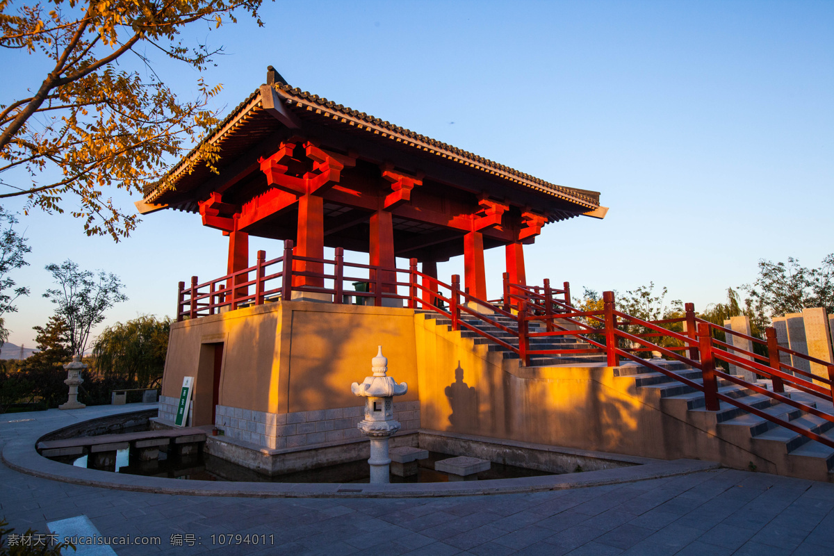 北京 国内旅游 建筑 蓝天 旅游 旅游摄影 绿树 北京园博园 西安园 园博园 中国园林 园林艺术 园林展览 第九届园博会 装饰素材 展示设计