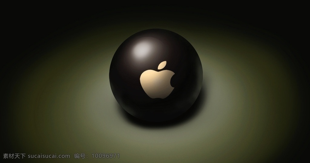 苹果 logo 立体 桌面壁纸 壁纸 苹果logo 立体壁纸 黑色壁纸 黑色球体 寸 电脑 分层