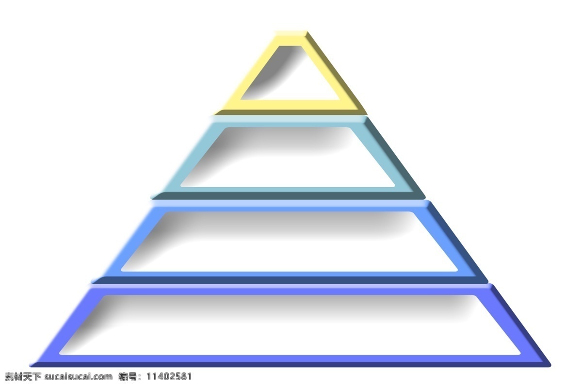 三角 立体 插图 立体三角形 漂亮的三角形 ppt三角形 向上的三角形 对称的三角形 精美的三角形