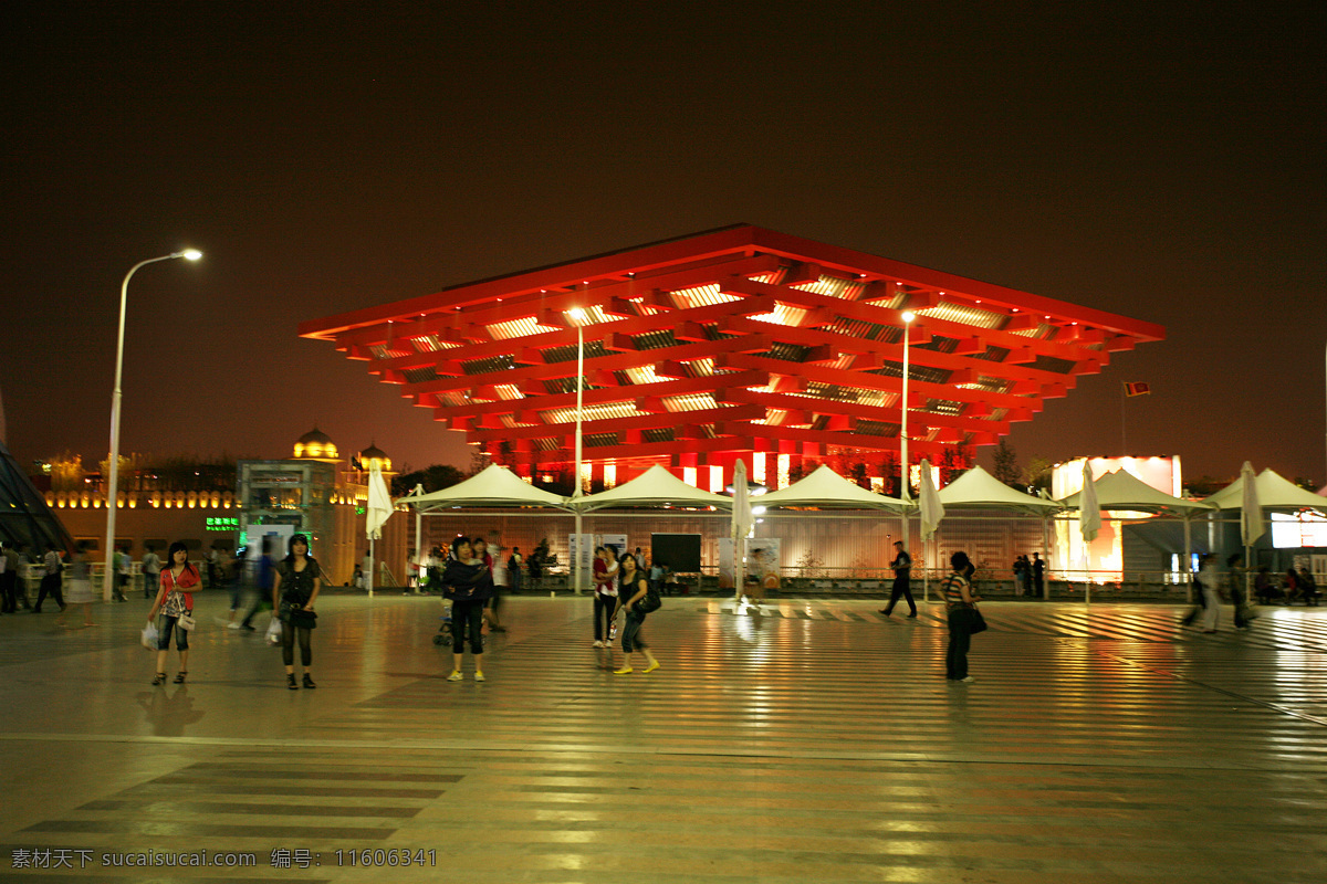 上海世博会 中国馆 夜景 世博会 建筑摄影 建筑园林