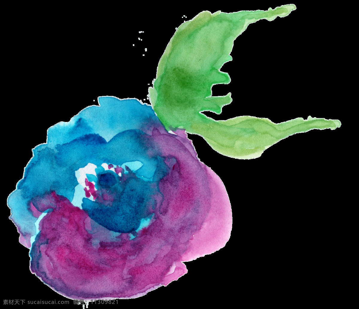 蓝紫 花蕊 透明 装饰 花朵 蓝色 免扣素材 透明素材 装饰图案