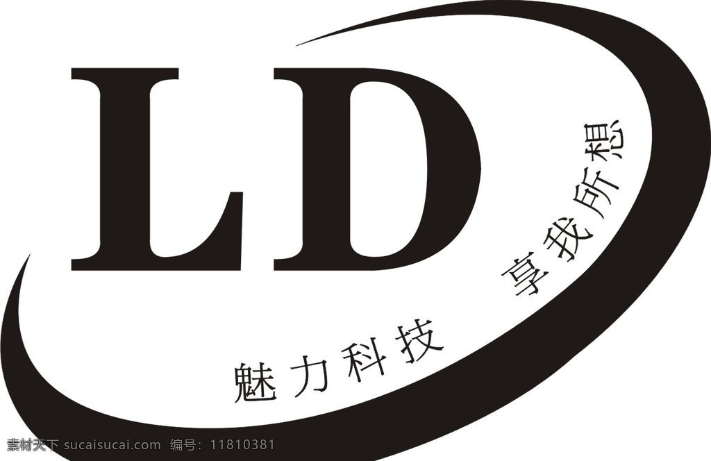 蓝德机箱标志 蓝德 机箱 ld 标志 企业 logo 标识标志图标 矢量