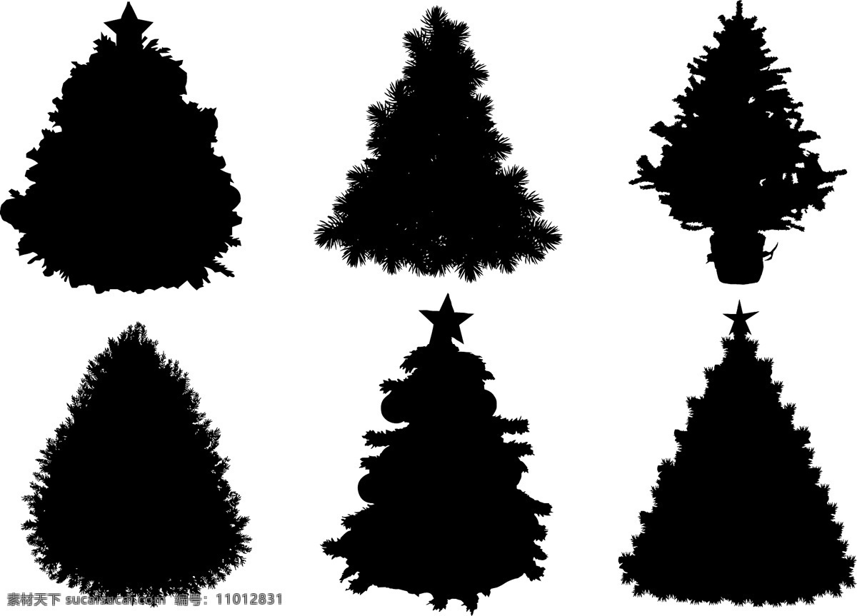 树 圣诞 形状 冬天 背景 问候 装饰 标志 庆典 简单的季节 圣诞树 剪影 圣诞树的剪影