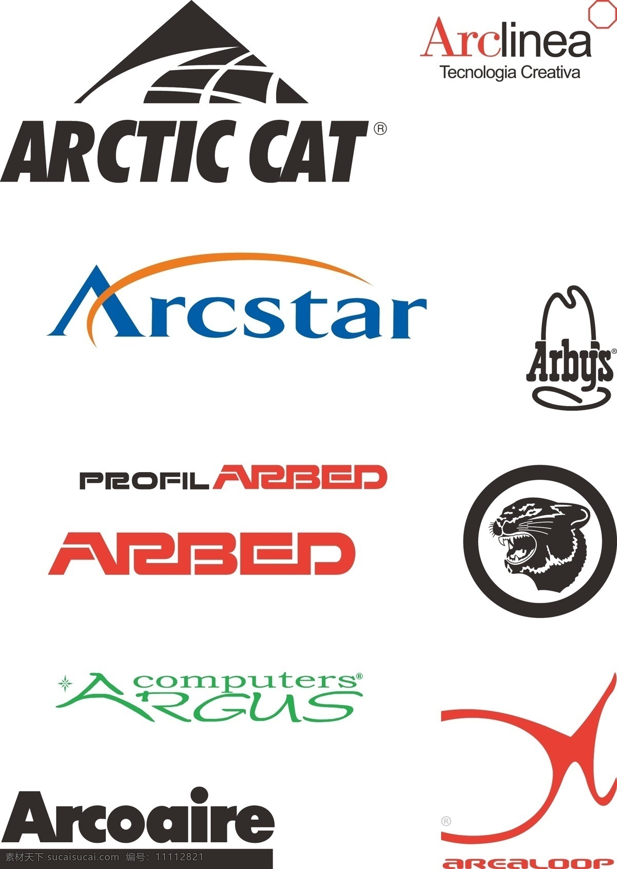 araarbarc 开头 logo ara arb arc 豹 标志 标识标志图标 企业 矢量图库 白色