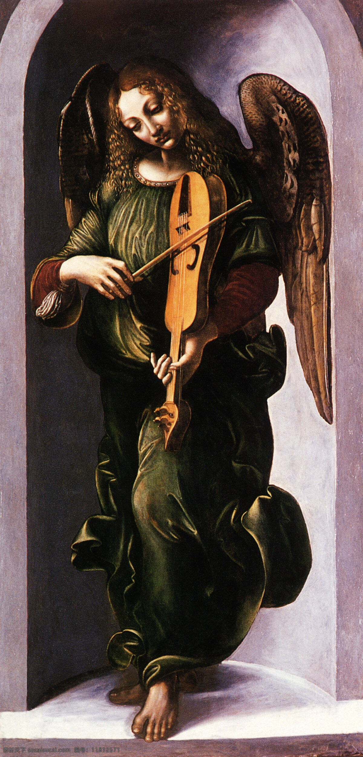 拉琴 少女 弹琴 高清 欧洲 文艺复兴 小提琴 油画 装饰素材