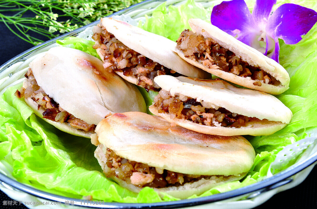 肉夹馍 腊汁肉夹馍 腊汁馍 小吃 西安名小吃 美食 食物 特色美食 西安肉夹馍 传统美食 陕西美食 餐饮美食