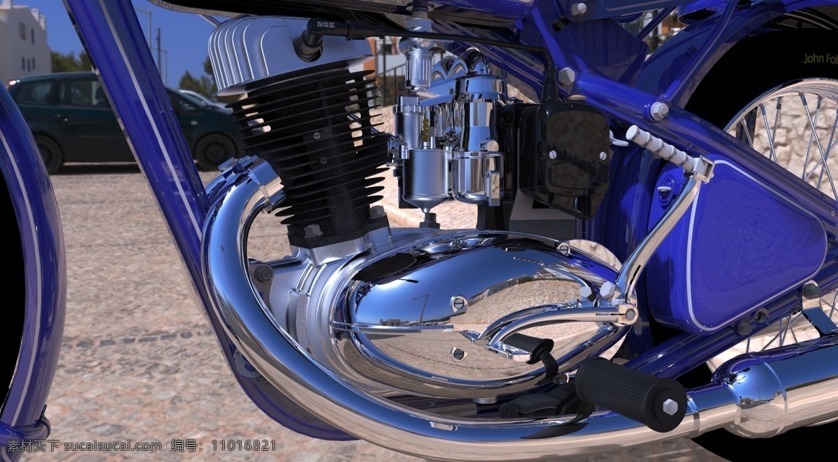 350更新5 dkw iz免费下载 经典 摩托车 3d模型素材 其他3d模型