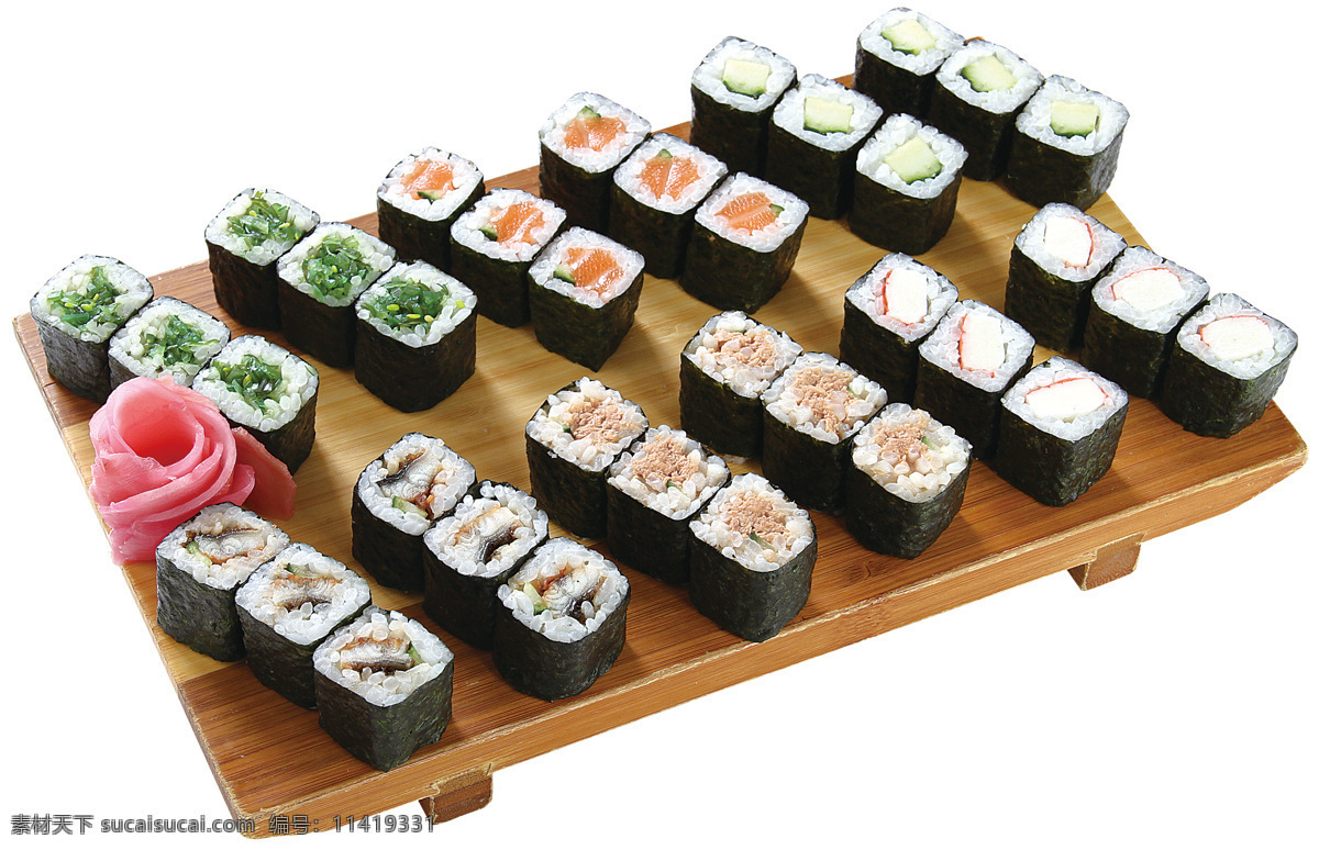 天色小卷拼盘 美食 美味 寿司 海带 米饭 寿司拼盘 拍摄图片素材 餐饮美食 西餐美食