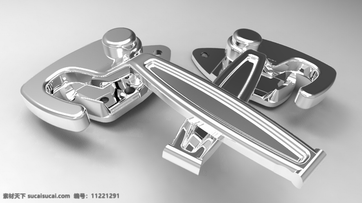 h l 诺特 直角 杠杆 锁 hestal 拖车 倾斜 3d模型素材 其他3d模型