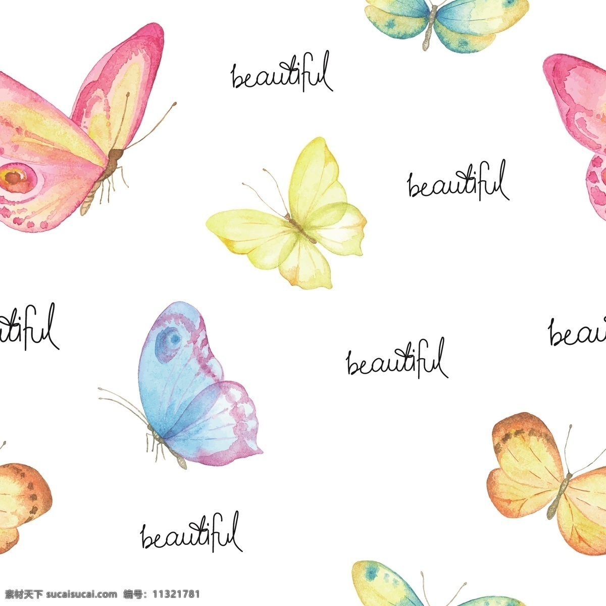 蝴蝶 矢量图 图标 图案 插画 标志图标 其他图标