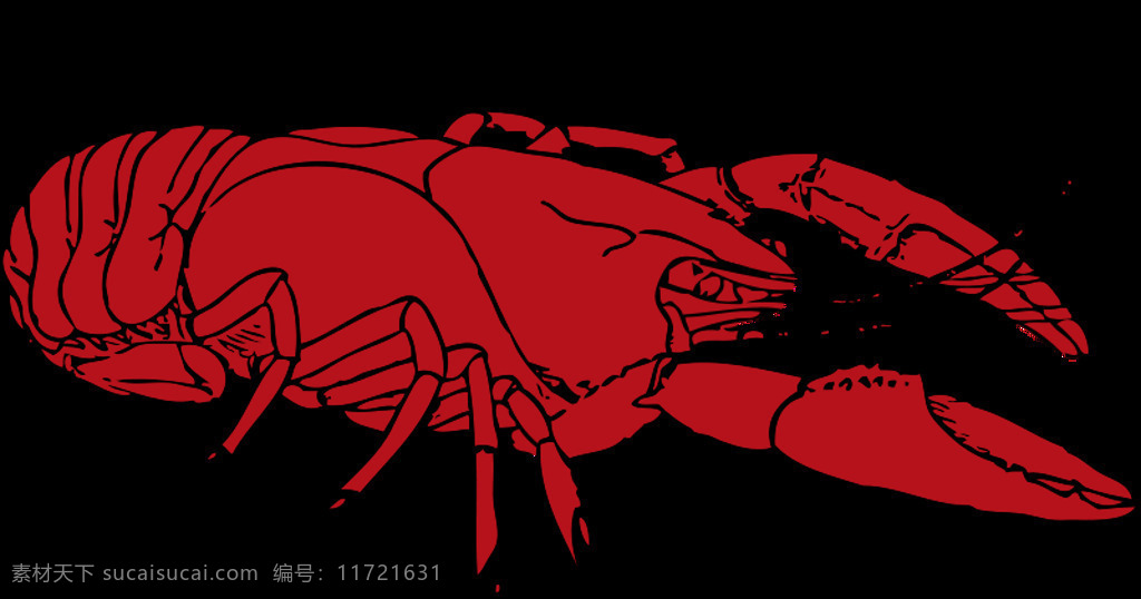 小 龙虾 动物 小龙虾 甲壳动物 externalsource 插画集
