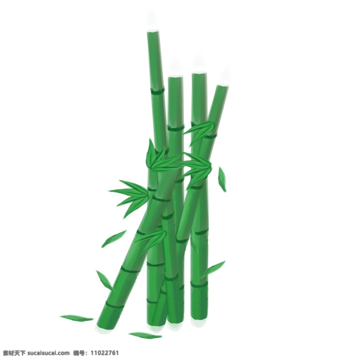 春天 竹子 用于 气节 点缀 手绘 不规则图形 透明底 无背景 免抠 平面设计 立体设计 装饰图案 装饰设计 原创