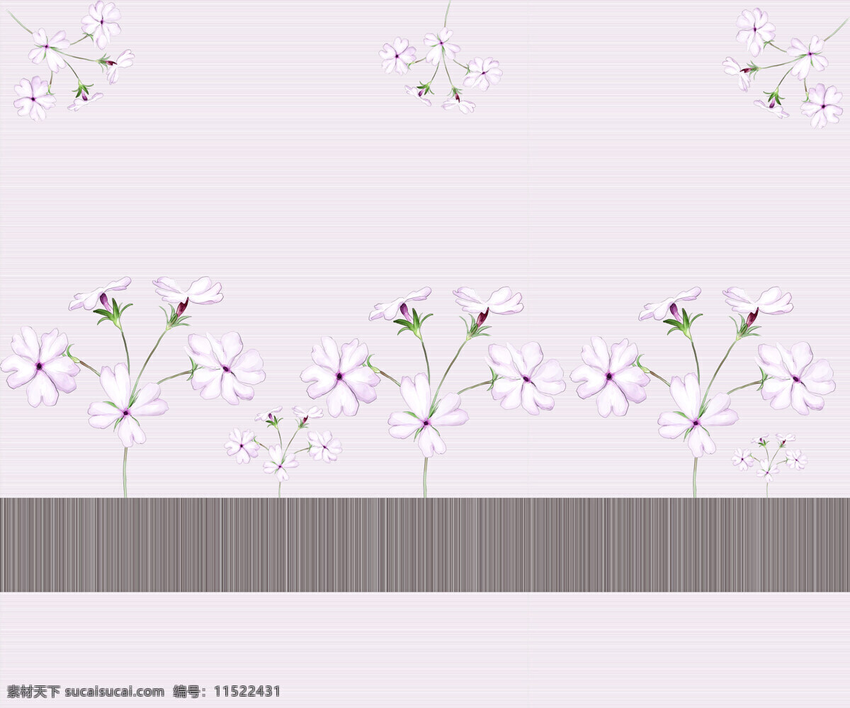 底纹边框 花朵 设计素材 时尚花朵 手绘花朵 竖纹 水彩花 小花 紫色 纹理 横纹 装饰背景 移门 移门图案 装饰素材