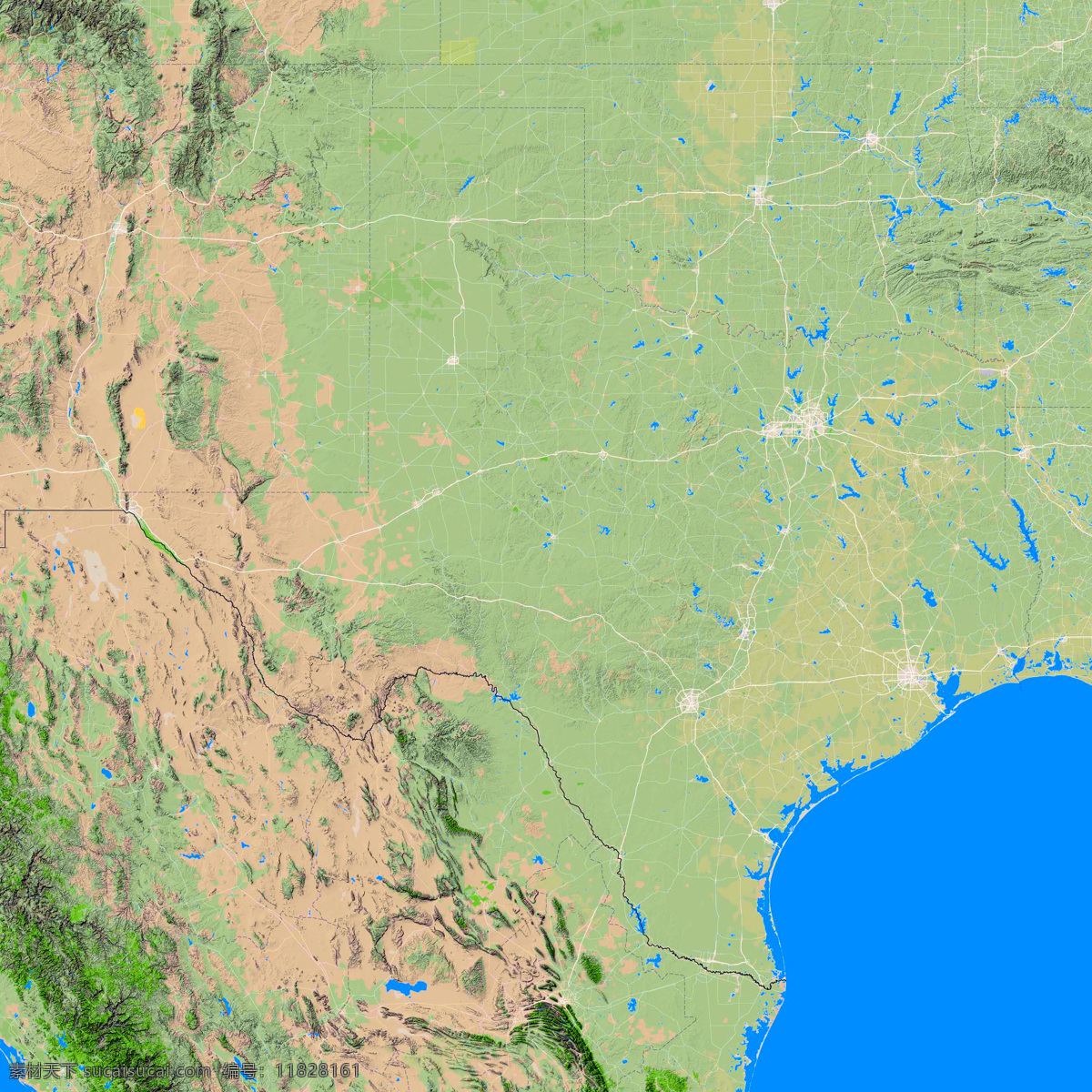 德克萨斯州 地形图 得克萨斯州 亚洲 欧洲 非洲 美洲 澳洲 南极洲 上帝之眼 卫星图 俯视图 nasa 地中海 海洋 山地 西西里岛 撒丁岛 阿尔卑斯山 南欧 东欧 地球 自然景观 自然风景