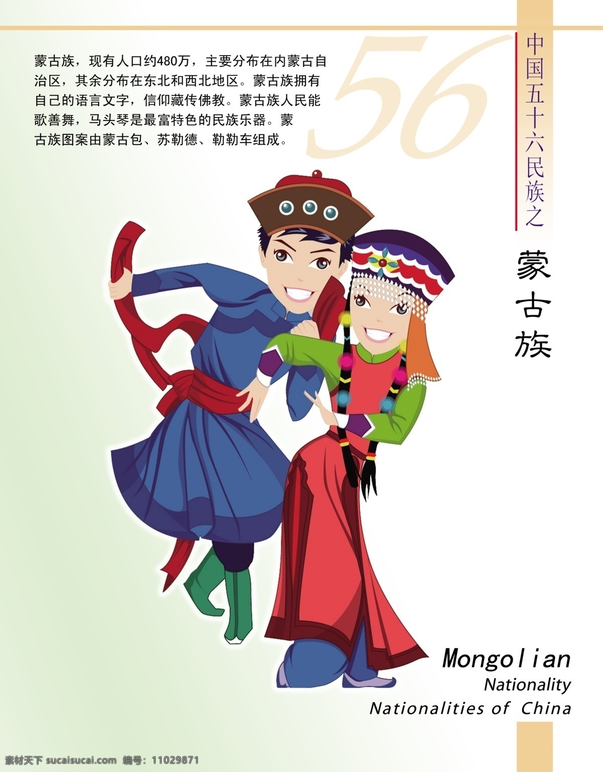 56个民族 蒙古族 汉族 民族文字介绍 分层 源文件库